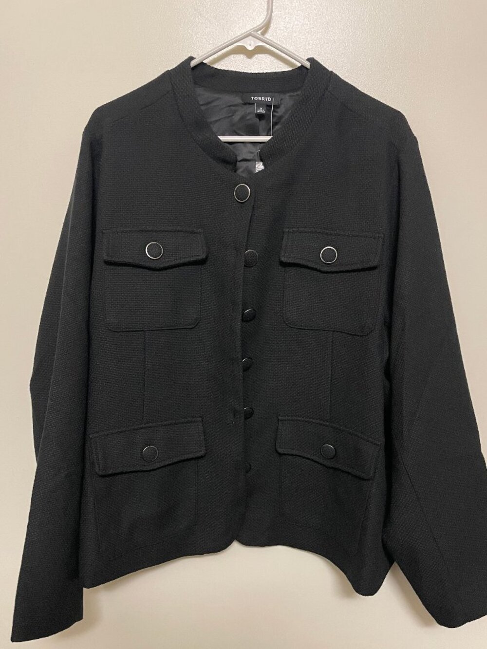 Torrid Tweed Pocket Jacket (3X0